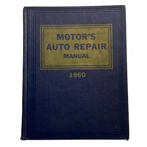 Motors Auto Repair Manual 1960 Hardcover‎ 23rd Edition